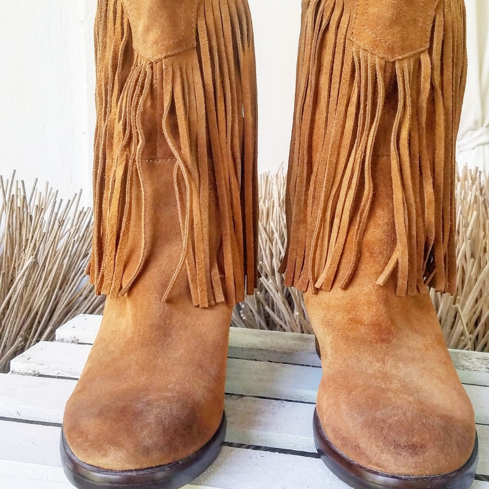 Lucky Brand Caleb Fringe Boots!โ๐ฝ๐ผ - Picture 7 of 8